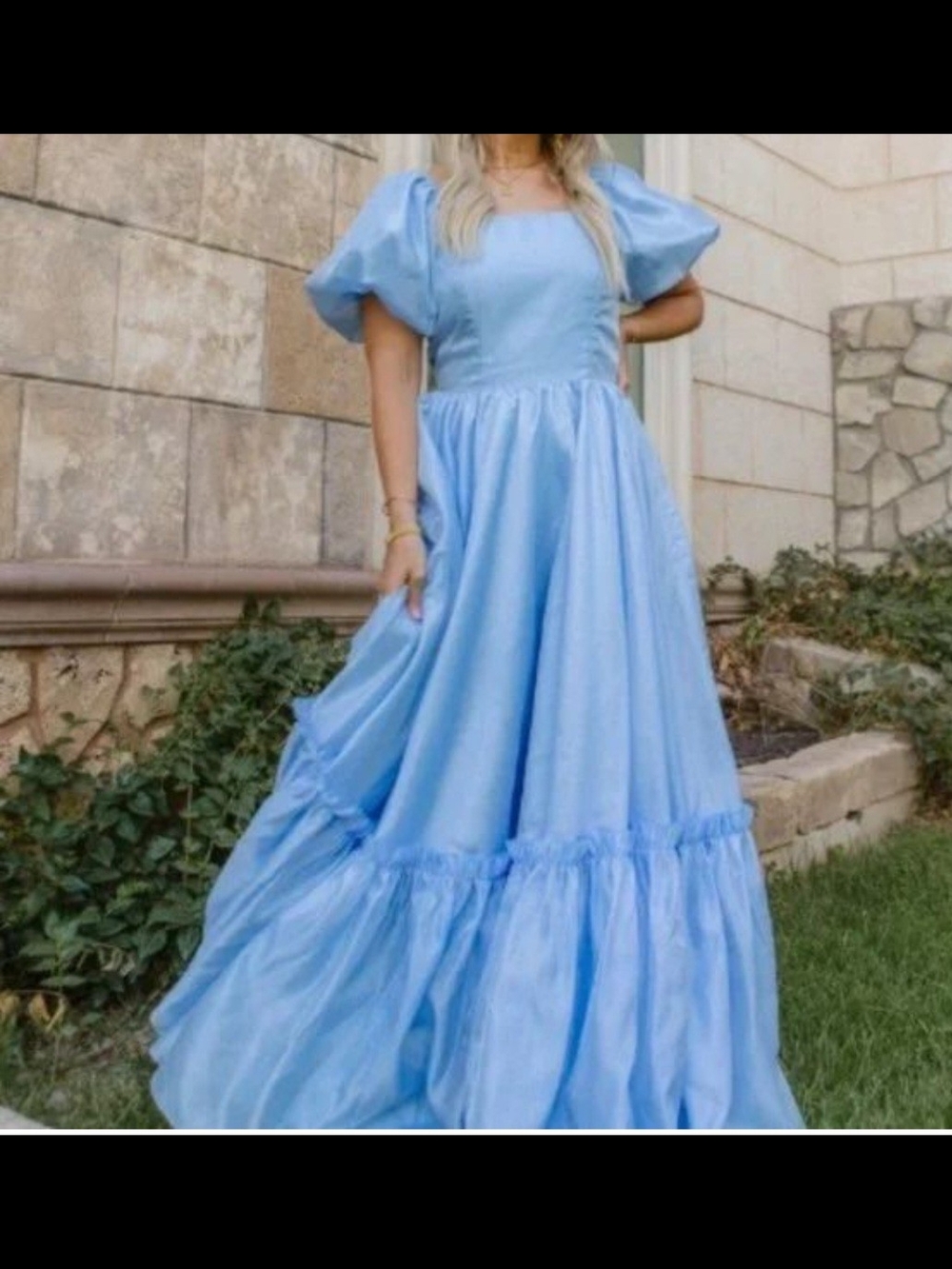 Ivy City Co Blue Wonderland Dress Cinderella Cosplay Cottagecore RARE HTF - Picture 4 of 11